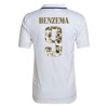 Maillot de Supporter Real Madrid BENZEMA 9 Ballon d Or Domicile 22-23 Pour Homme